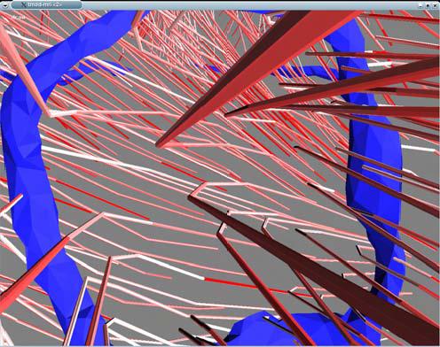 Visualization of Topological Defects in Nematic Liquid Crystals Using Streamtubes, Streamsurfaces and Ellipsoids